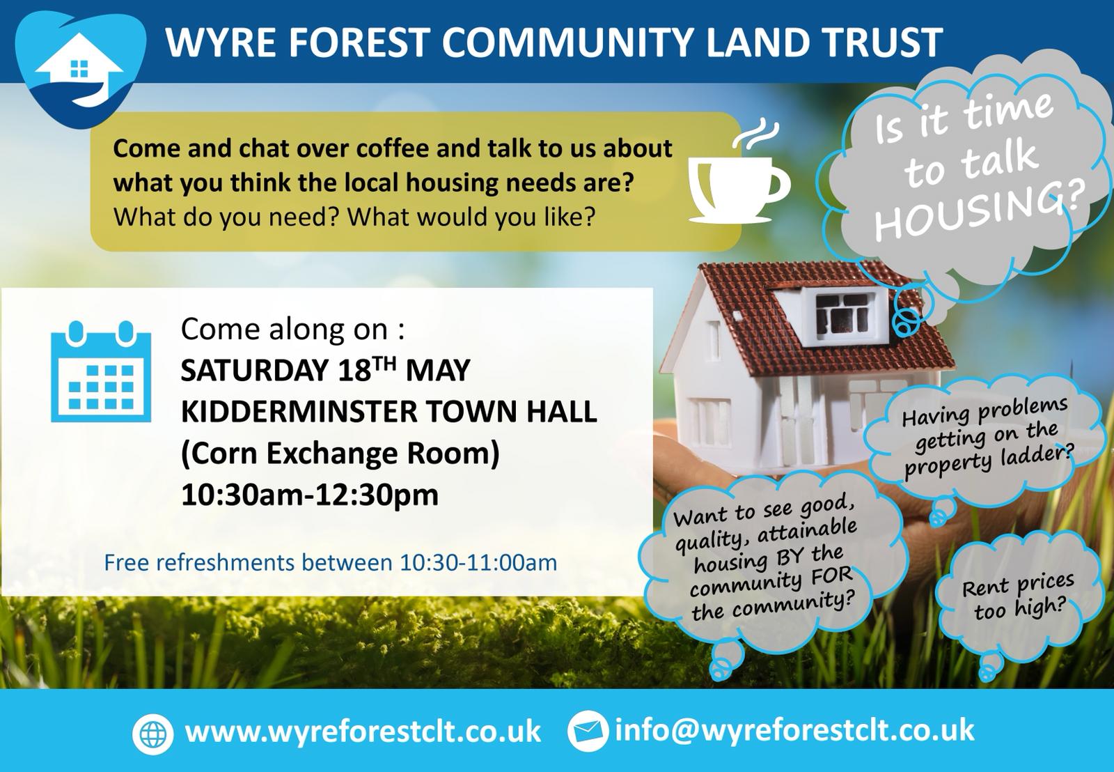 Wyre Forest Community Land Trust launch event Self Build Portal