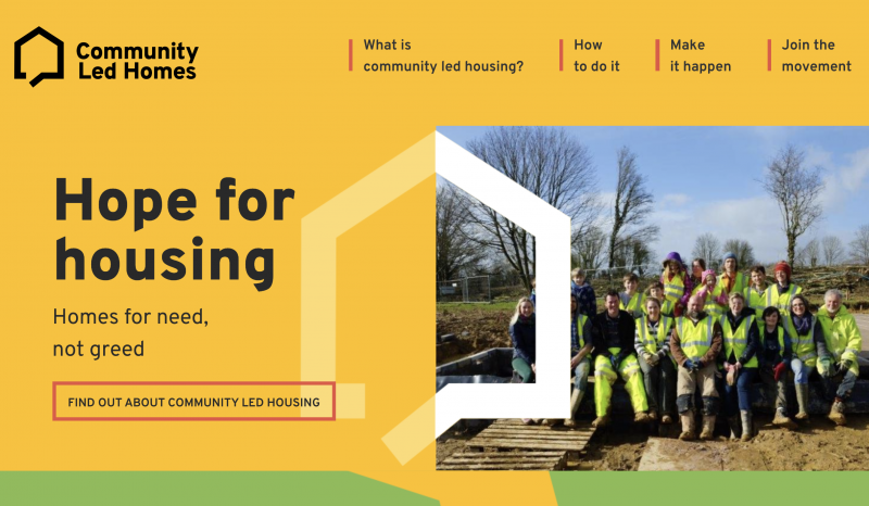 Community Led Homes website