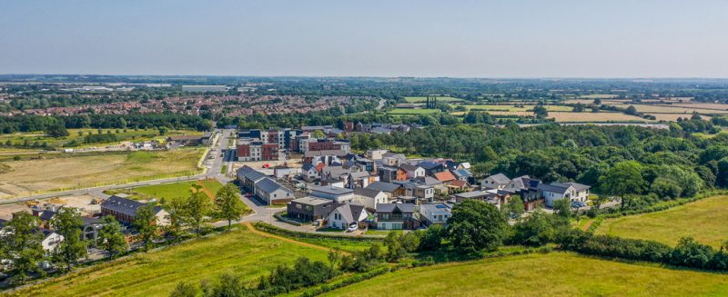 Graven Hill from the air