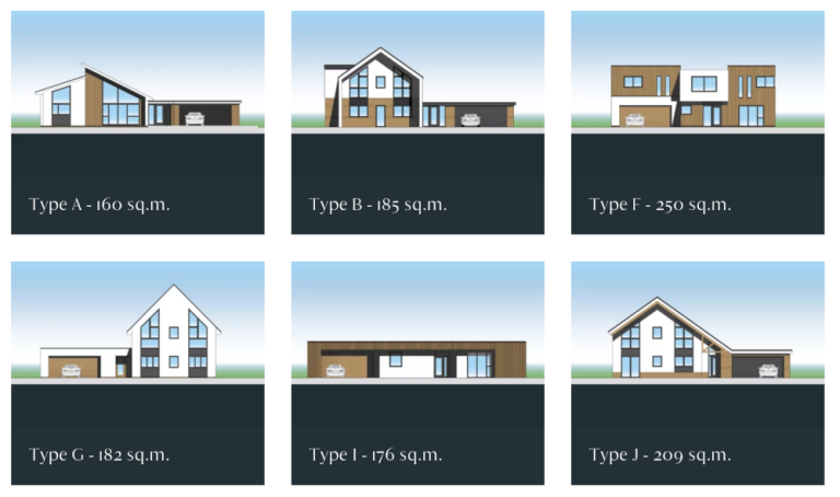 The pre-agreed house types