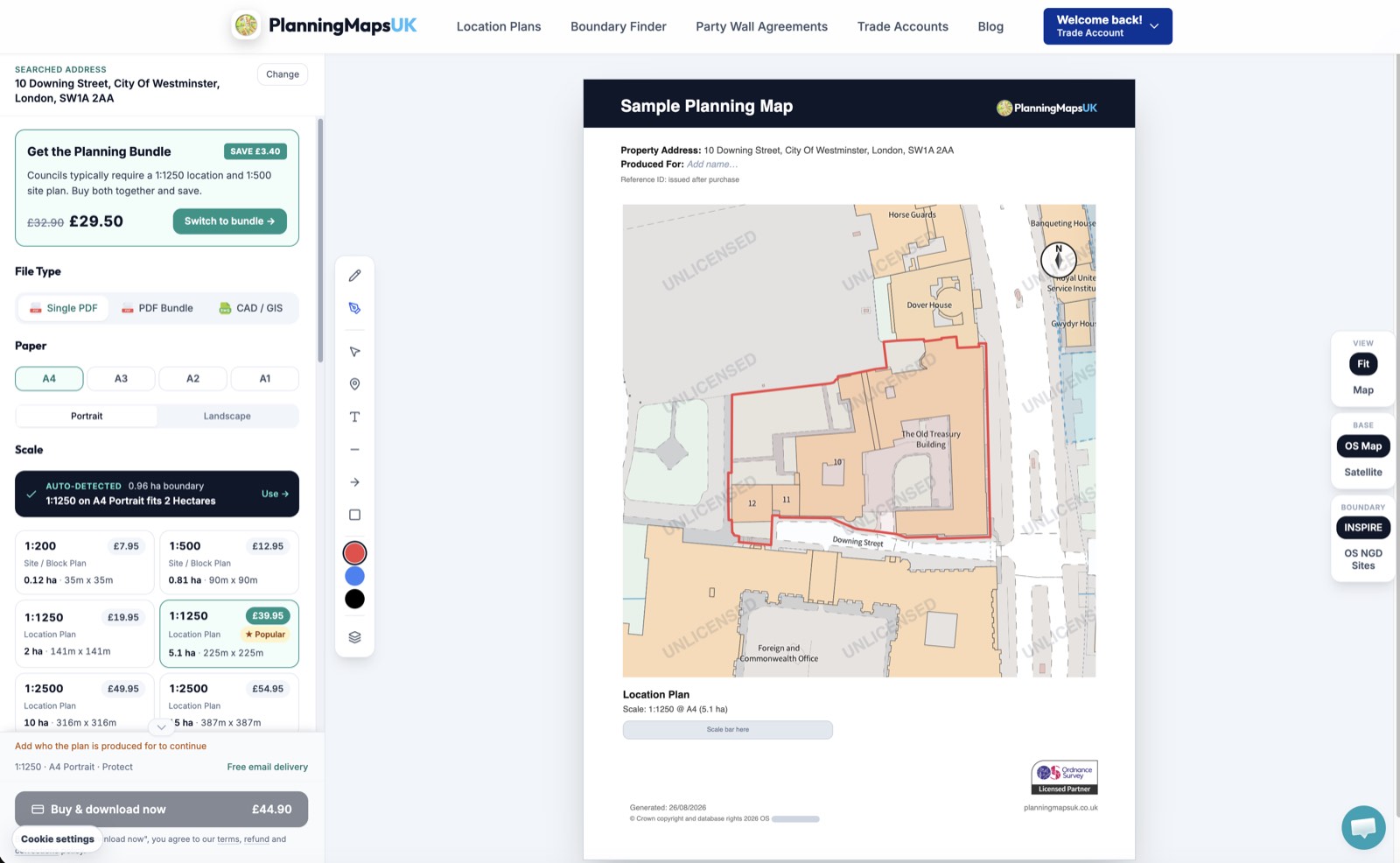 online mapping service